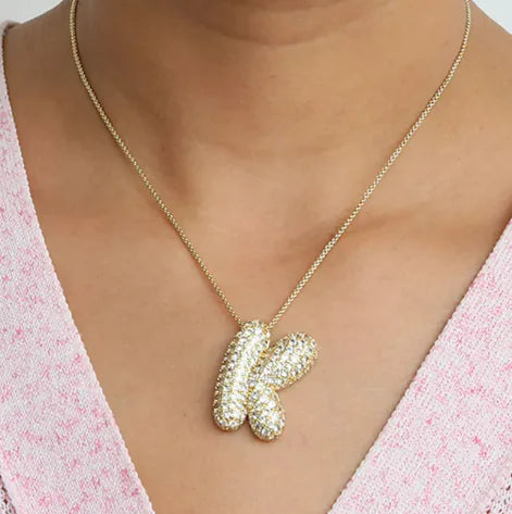 Bubble Letter Necklace