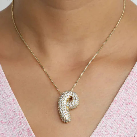 Bubble Letter Necklace