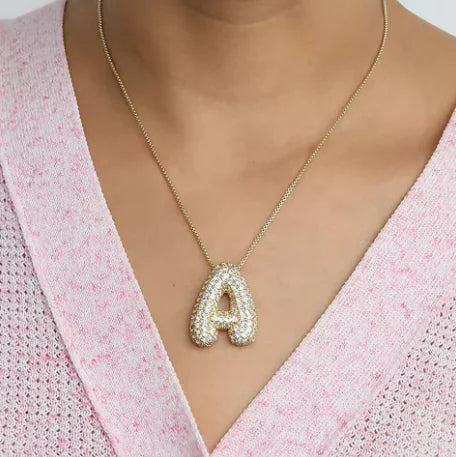 Bubble Letter Necklace