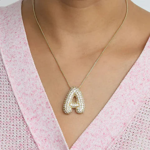 Bubble Letter Necklace