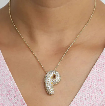 Bubble Letter Necklace
