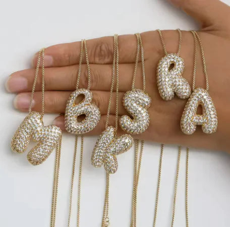 Bubble Letter Necklace