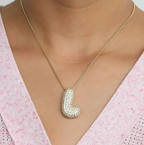 Bubble Letter Necklace